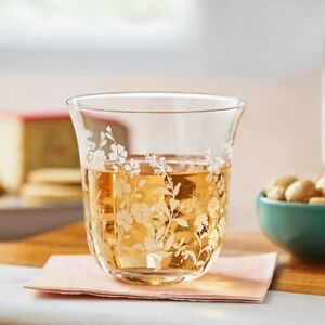 ❤️ 4 Pack The Pioneer Woman Daisy Glass  Drinkware Tumblers